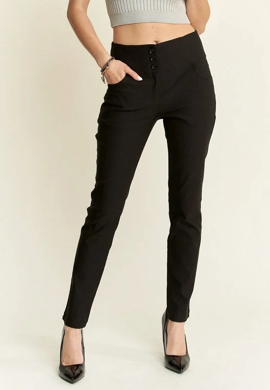 Hazel Blues® |  ADORA High Waist Skinny Pants Cozy Full-Length Pants