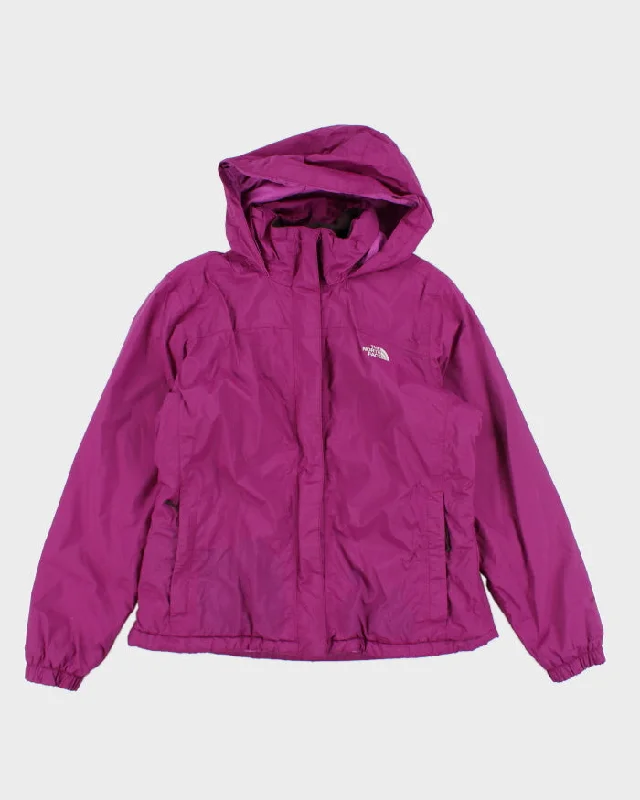 The North Face Purple Padded Waterproof Hooded Jacket - L Snapped Jacket Toggled Jacket Drawstring Jacket The North Face Purple Padded Waterproof Hooded Jacket - L Snapped Jacket Toggled Jacket Drawstring Jacket