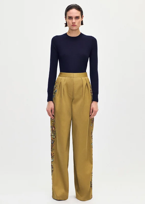 embroidered nils pant Comfortable Maternity Pants