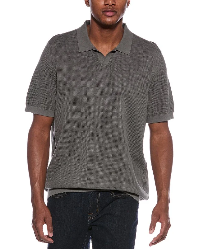 7 For All Mankind Polo Sweater Elegant Classic Vintage
