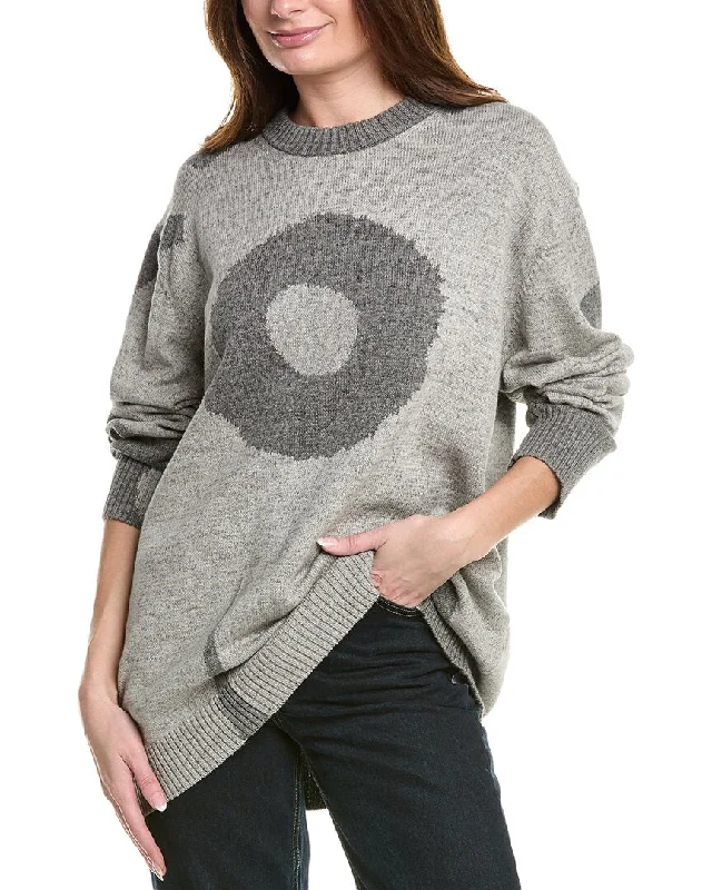 Marimekko Neutra Wool-Blend Sweater Handmade Hand-knitted Hand-woven