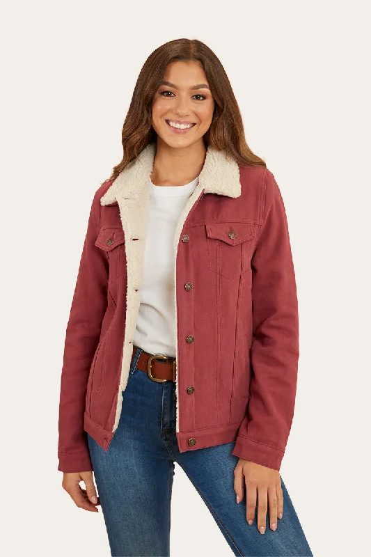 Palmer Womens Jacket - Cedar Embroidered Jacket Appliqued Jacket Beaded Jacket