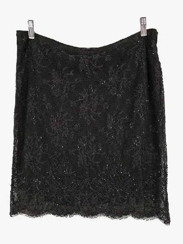 seta danda Charcoal Delicate Lace Beaded Mini Dress Size XL Stylish Sweetheart Neck Mini Dress seta danda Charcoal Delicate Lace Beaded Mini Dress Size XL Stylish Sweetheart Neck Mini Dress
