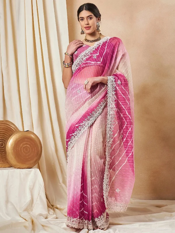 Saree Mall Women's Net Pink Embellished Designer Saree With Blouse Piece-SRENIK1971D High Neck Blouse Saree Mall Women's Net Pink Embellished Designer Saree With Blouse Piece-SRENIK1971D High Neck Blouse