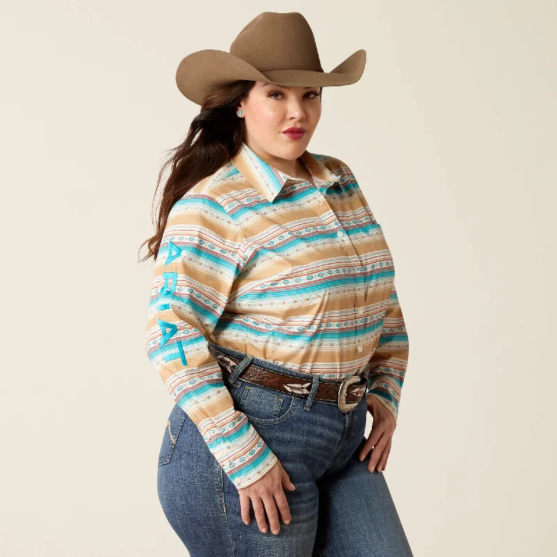 Women's Ariat Team Kirby Stretch Button Down Shirt #10052716X-- Chenille Blend Fleece Blend Nylon Blend Women's Ariat Team Kirby Stretch Button Down Shirt #10052716X-- Chenille Blend Fleece Blend Nylon Blend