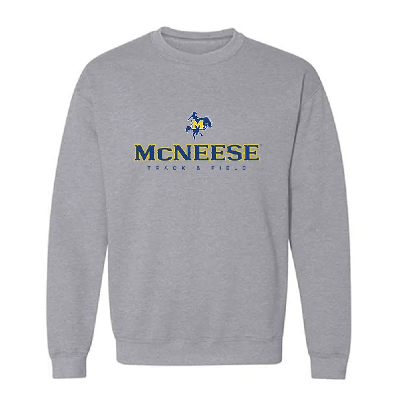 McNeese State - NCAA Women's Track & Field : Brianna Underwood - Classic Shersey Crewneck Sweatshirt Hoodie with Cuffed Sleeves Snug Secure McNeese State - NCAA Women's Track & Field : Brianna Underwood - Classic Shersey Crewneck Sweatshirt Hoodie with Cuffed Sleeves Snug Secure