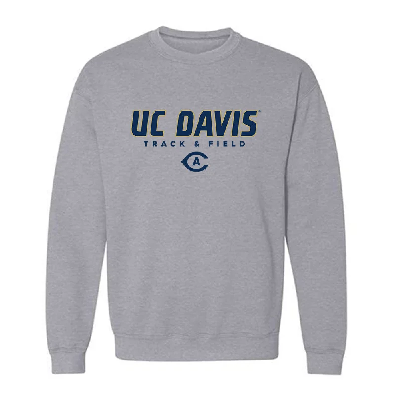 UC Davis - NCAA Women's Track & Field : Chinyere Egbuziem - Classic Shersey Crewneck Sweatshirt Hoodie with Turtle Neck Cozy Winter UC Davis - NCAA Women's Track & Field : Chinyere Egbuziem - Classic Shersey Crewneck Sweatshirt Hoodie with Turtle Neck Cozy Winter