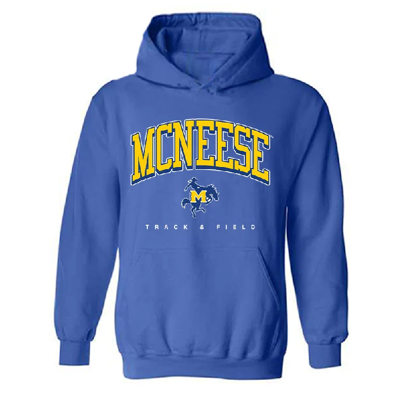 McNeese State - NCAA Women's Track & Field : Brianna Underwood - Classic Shersey Hooded Sweatshirt Hoodie with Ribbed Neckline Snug Warm McNeese State - NCAA Women's Track & Field : Brianna Underwood - Classic Shersey Hooded Sweatshirt Hoodie with Ribbed Neckline Snug Warm