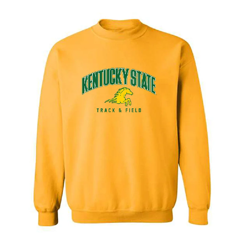 KYSU - NCAA Women's Track & Field : Zaria Robinson - Classic Shersey Crewneck Sweatshirt Hoodie with Velcro Closure Adjustable Secure KYSU - NCAA Women's Track & Field : Zaria Robinson - Classic Shersey Crewneck Sweatshirt Hoodie with Velcro Closure Adjustable Secure