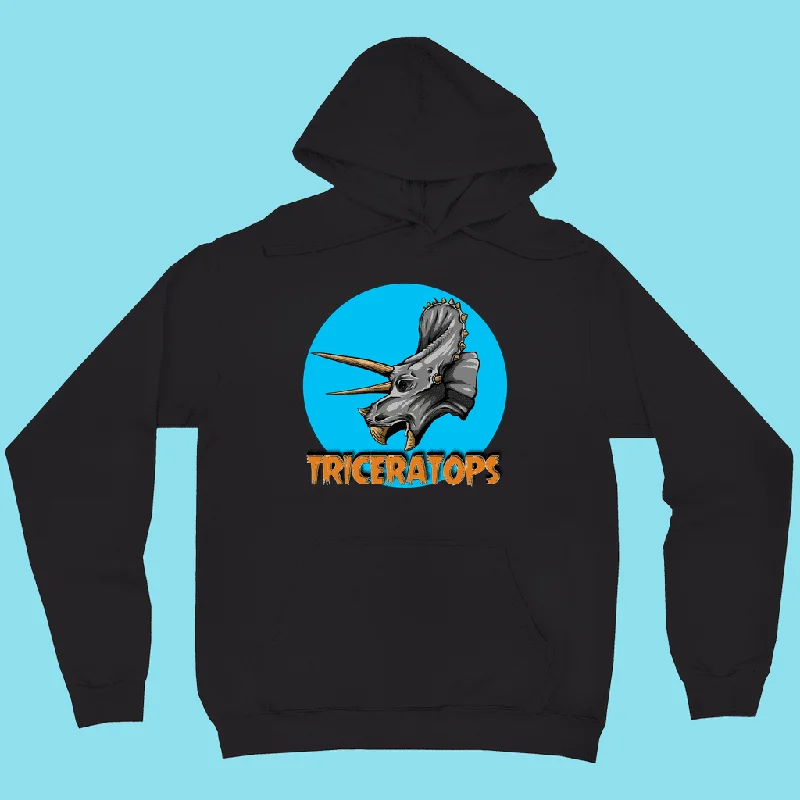 Women Triceratops Head Hoodie Hoodie with Pattern Geometric Abstract