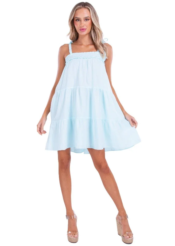 'Eloise' Tunic Dress Baby Turquoise Tunics Fashionable chic