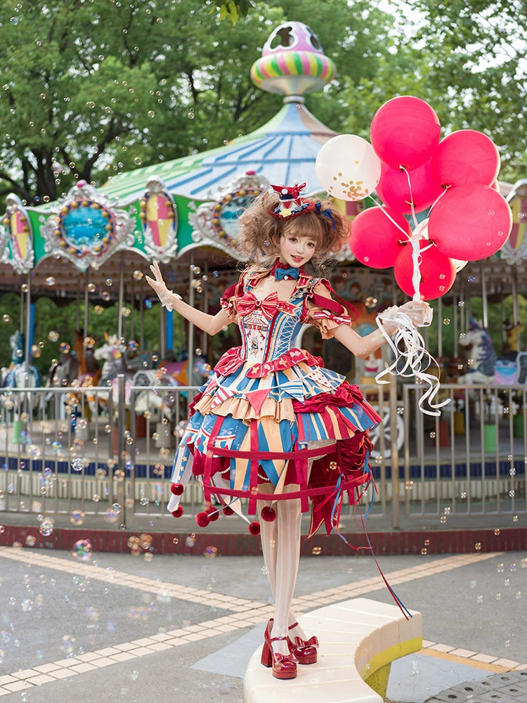 Half Sweet Lolita~Circus Fairy Tale Opener~Doll-Like Kawaii Lolita Dress Tunics Versatile all-occasion