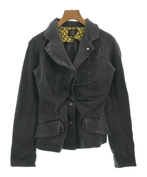 ANGLOMANIA Casual jackets V-Neck Jacket Boat Neck Jacket Square Neck Jacket