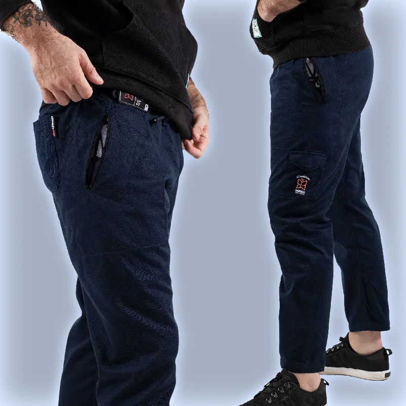 BUTTERFLY ORIGINALS Casual Gi Pants - Dark Blue Casual Skinny Fit Pants