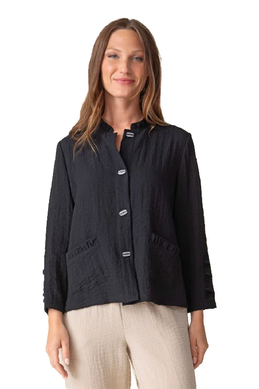 Women's Habitat Express Travel Sld Event Jacket Black Cotton Jacket Linen Jacket Terry Jacket Women's Habitat Express Travel Sld Event Jacket Black Cotton Jacket Linen Jacket Terry Jacket