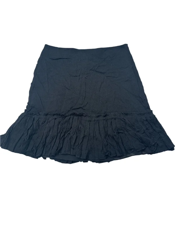 Skirt Designer By Kate Spade In Black, Size: 8 leather skirt refined