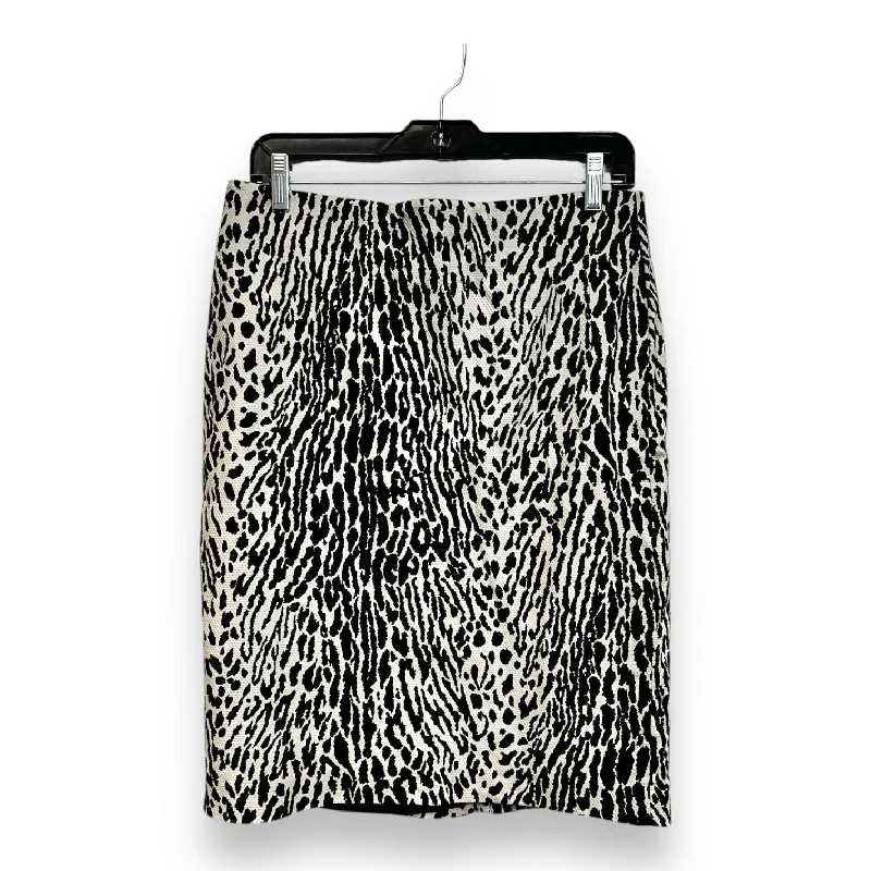 Skirt Designer By Talbots O In Leopard Print, Size: S relaxed fit skirt