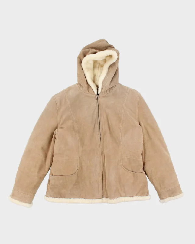 Vintage Weather Tamer Leather Faux Fur Lined Hooded Jacket - L Nylon Jacket Polyester Jacket Spandex Jacket Vintage Weather Tamer Leather Faux Fur Lined Hooded Jacket - L Nylon Jacket Polyester Jacket Spandex Jacket