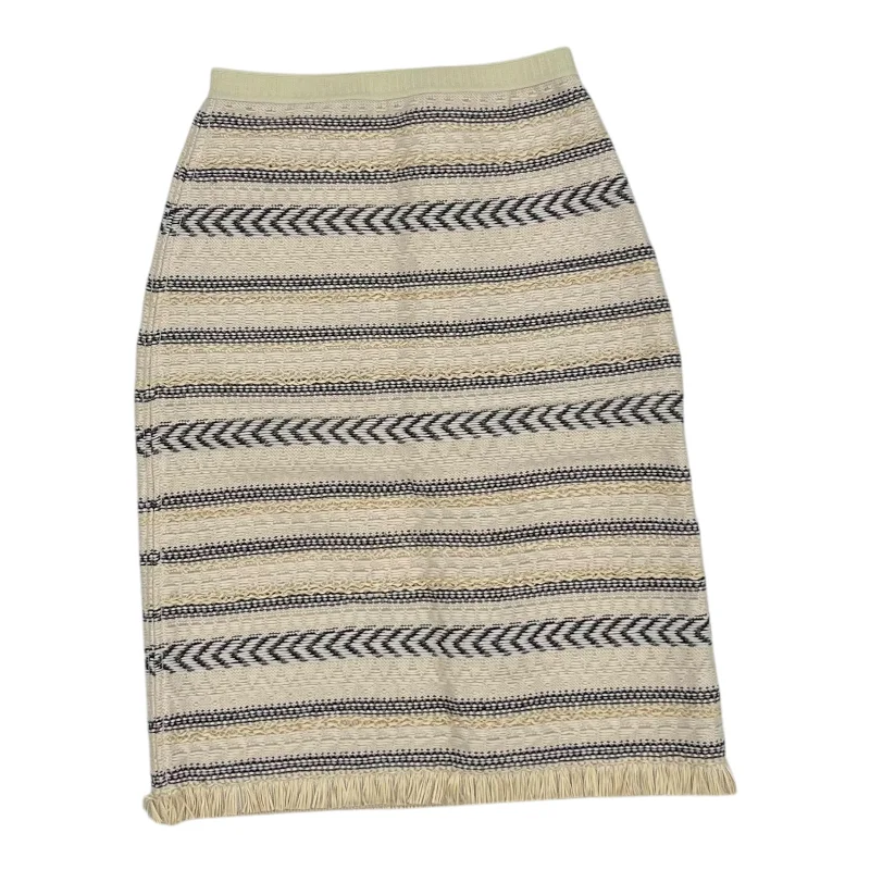 SKIRT DESIGNER by TORY BURCH In TAN, Size: XS cotton skirt soft